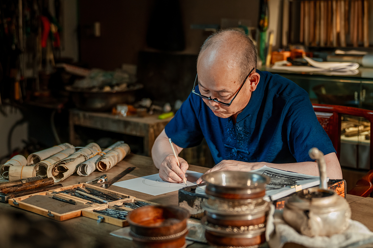 霸王茶姬非遗项目拍摄