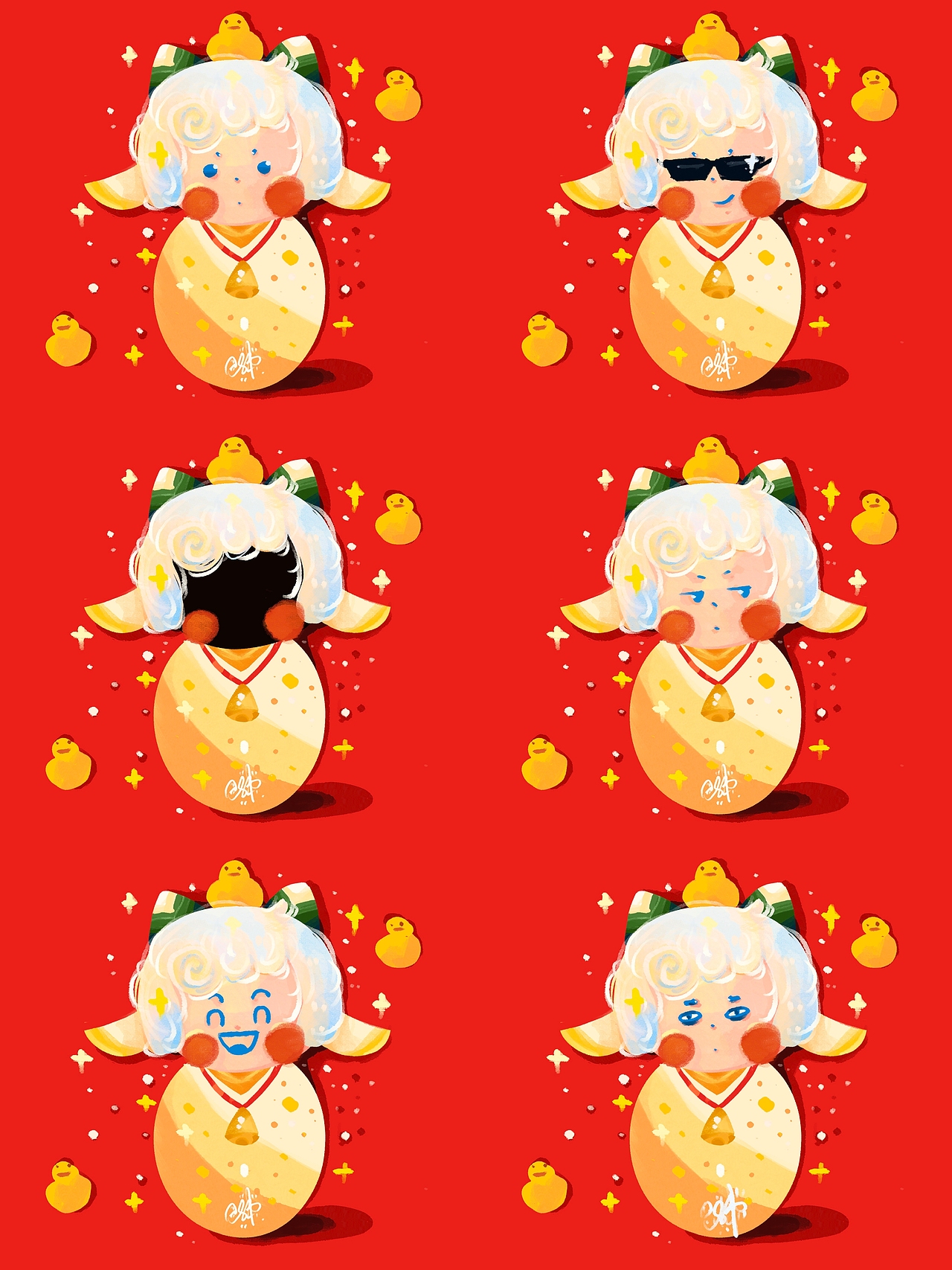 最近画的一些画儿～什么都画版（图ZMzk2MDcwNTQw） - 艺术插画 - 站酷设计师海平线HIPX原创素材 - 站酷ZCOOL