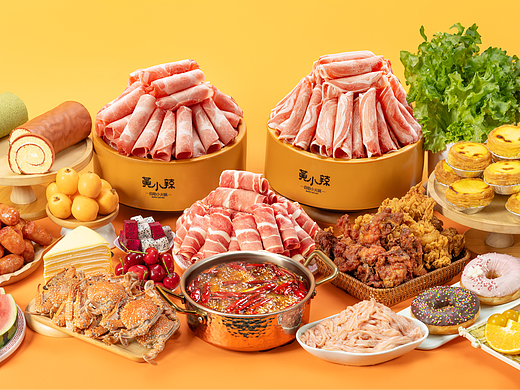 火锅菜品拍摄
