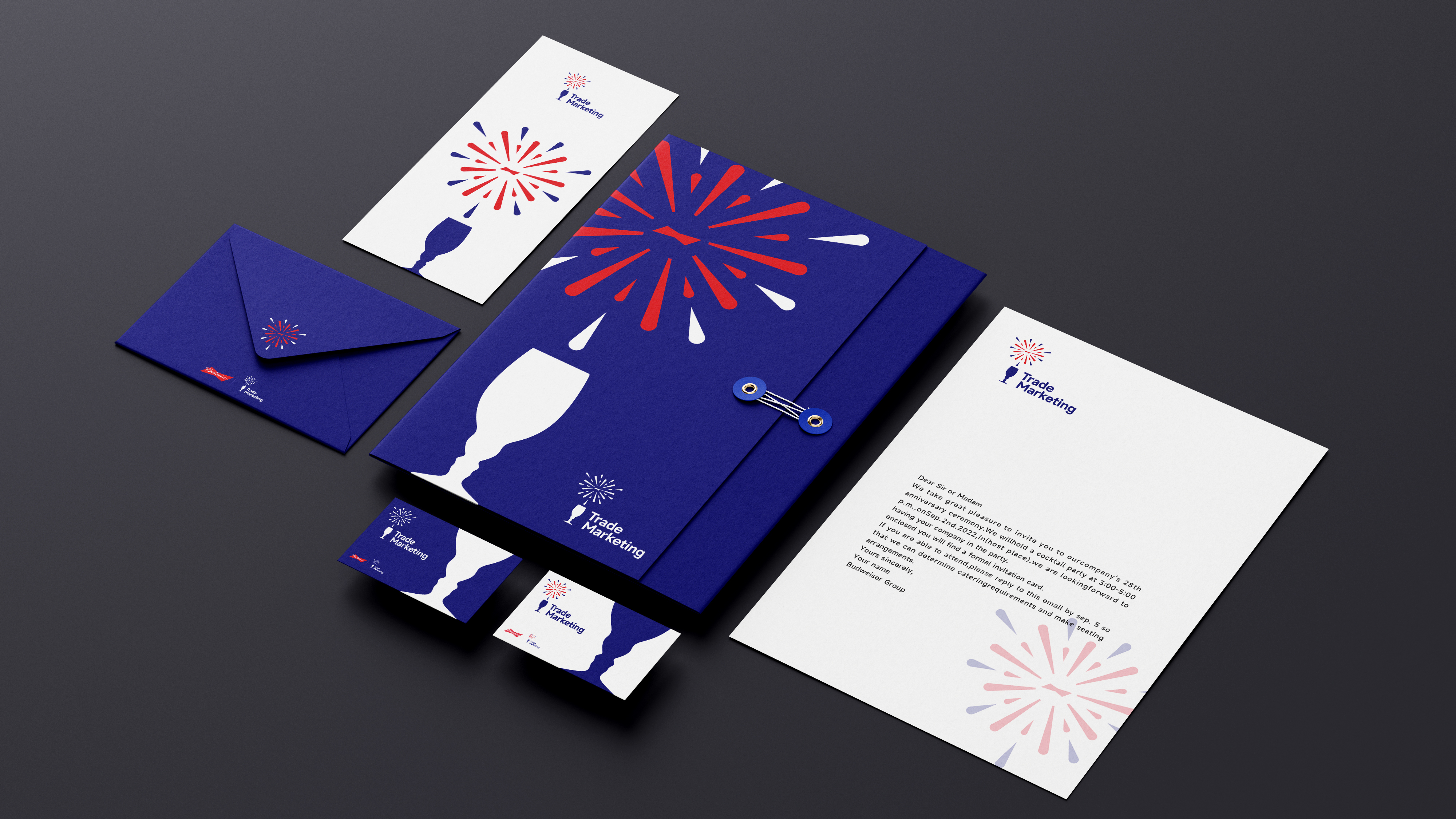 陈义文品牌设计作品丨百威渠道营销团队品牌标志