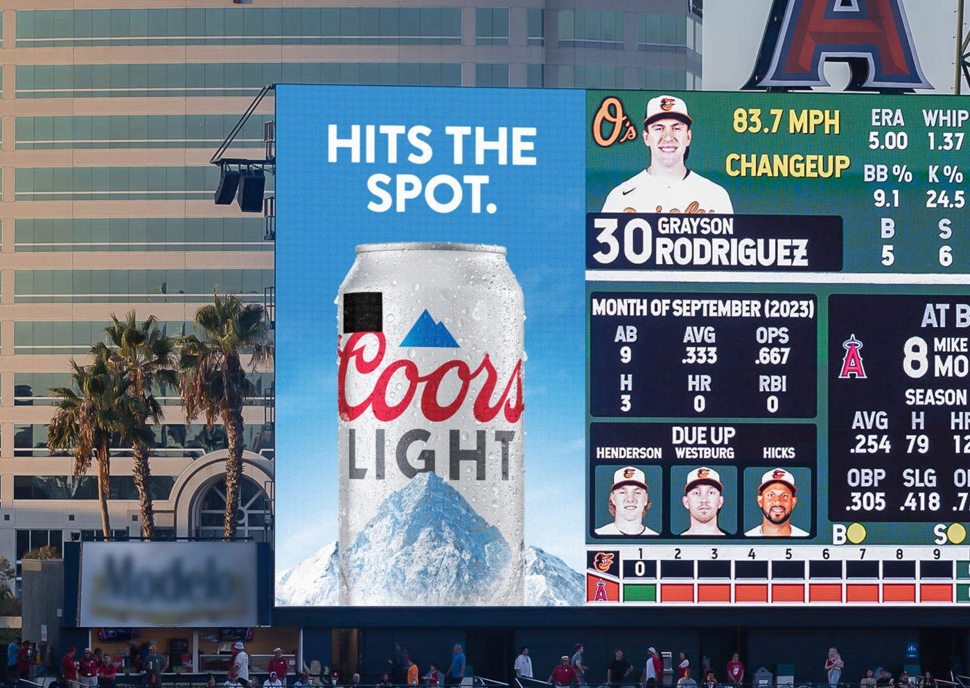 最佳户外奖 Best of Out of Home 
<br>COORS LIGHTS OUT<br><br>棒球比赛的一记全垒打，让啤酒一夜走红