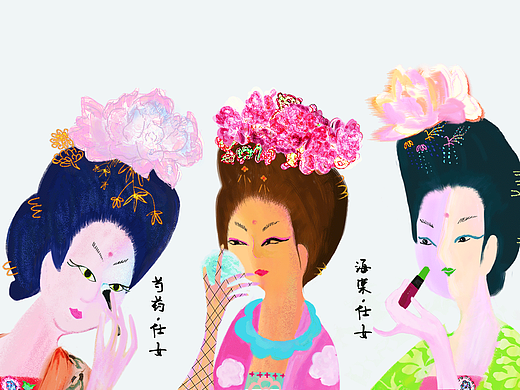 簪花仕女彩妆系列