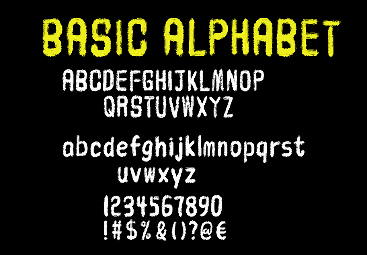 手写英文字库:XC Journey