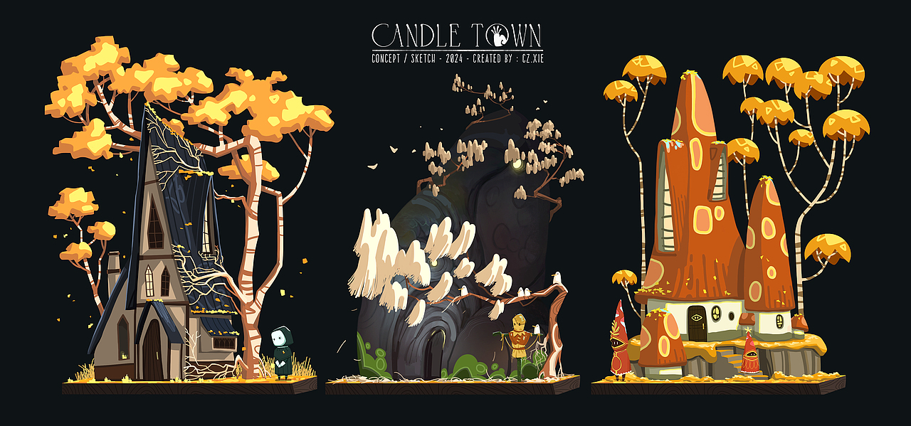 概念: 解锁 升级建筑种类