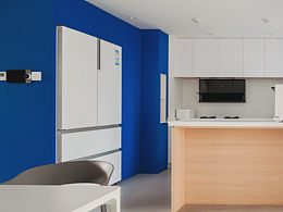 作品落地 | 理性与感性的克莱因蓝极简风