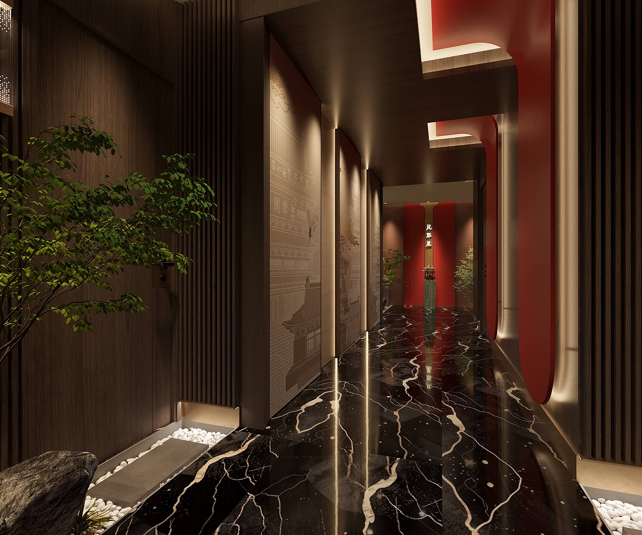 餐饮会所效果图（图ZMzk2MTE2MjUy） - 酒店餐饮设计 - 站酷设计师追光表现原创素材 - 站酷ZCOOL