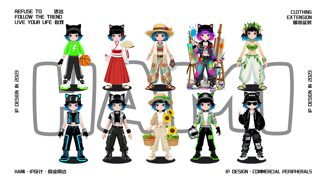 黑咪计划IP形象设计（图ZMzk2MTMwMzA4） - IP形象 - 站酷设计师herb无形缺木原创素材 - 站酷ZCOOL