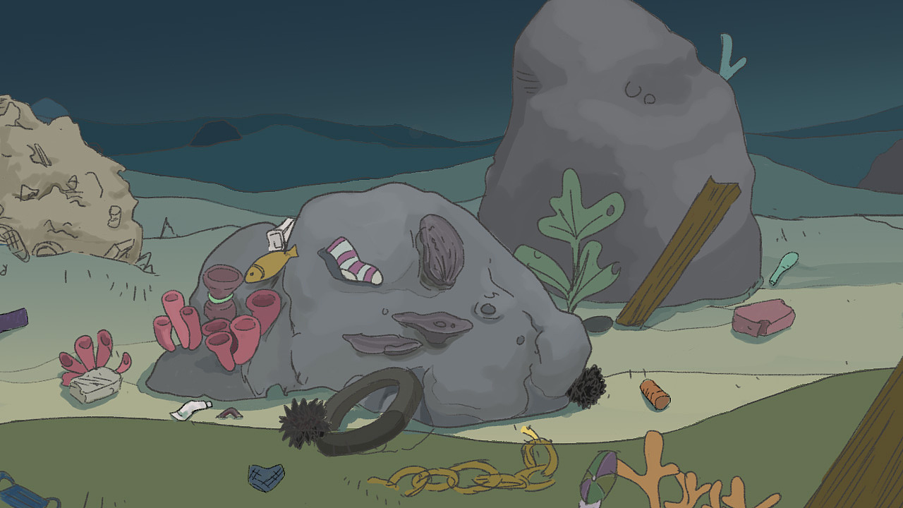 二维动画《靠岸》