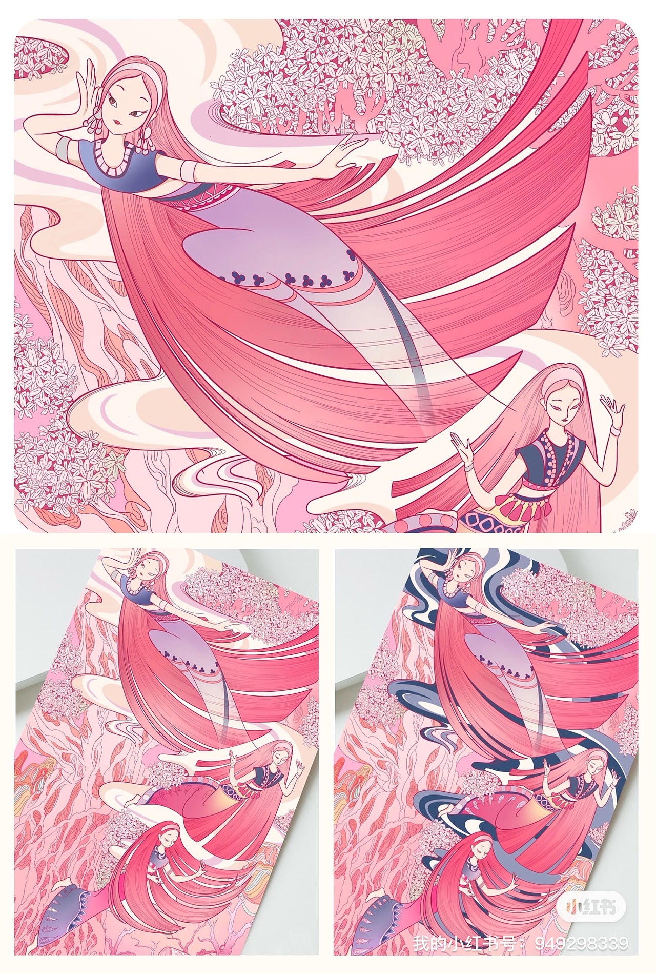 阿佤山的木鼓传说（图ZMzk2MTM0MTA0） - 商业插画 - 站酷设计师Crystal_Ei原创素材 - 站酷ZCOOL