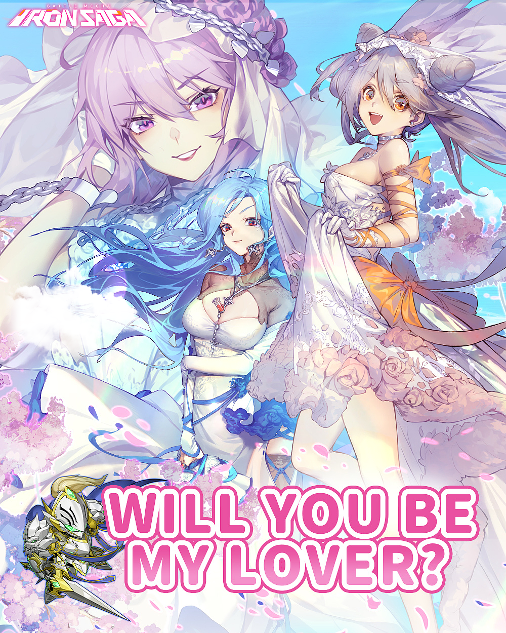 二次元-美少女游戏投放宣发活动图