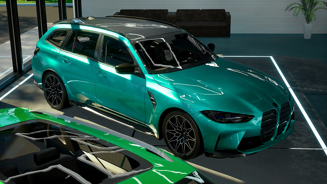 多品牌汽车渲染漫游展示动画2