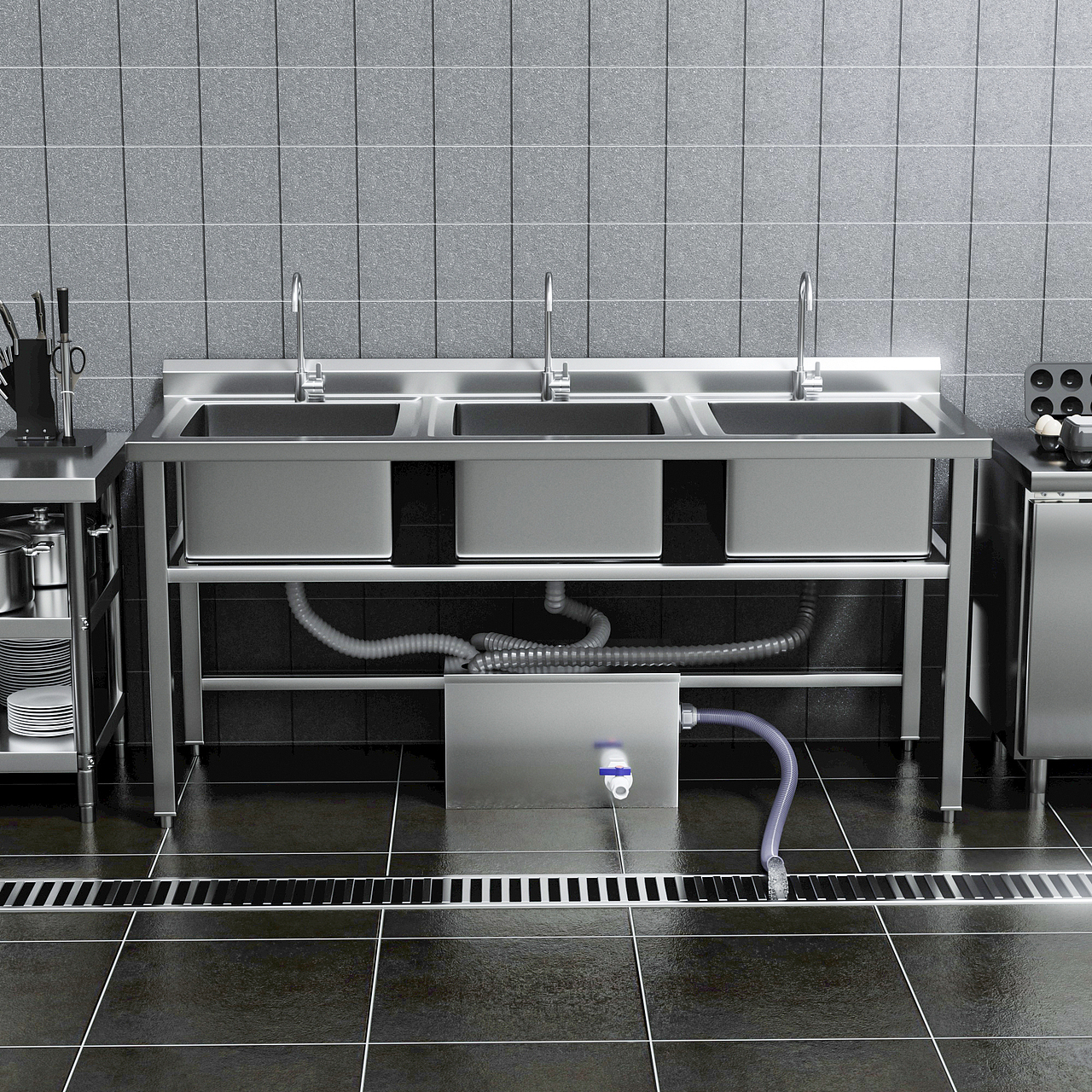 不锈钢产品渲染