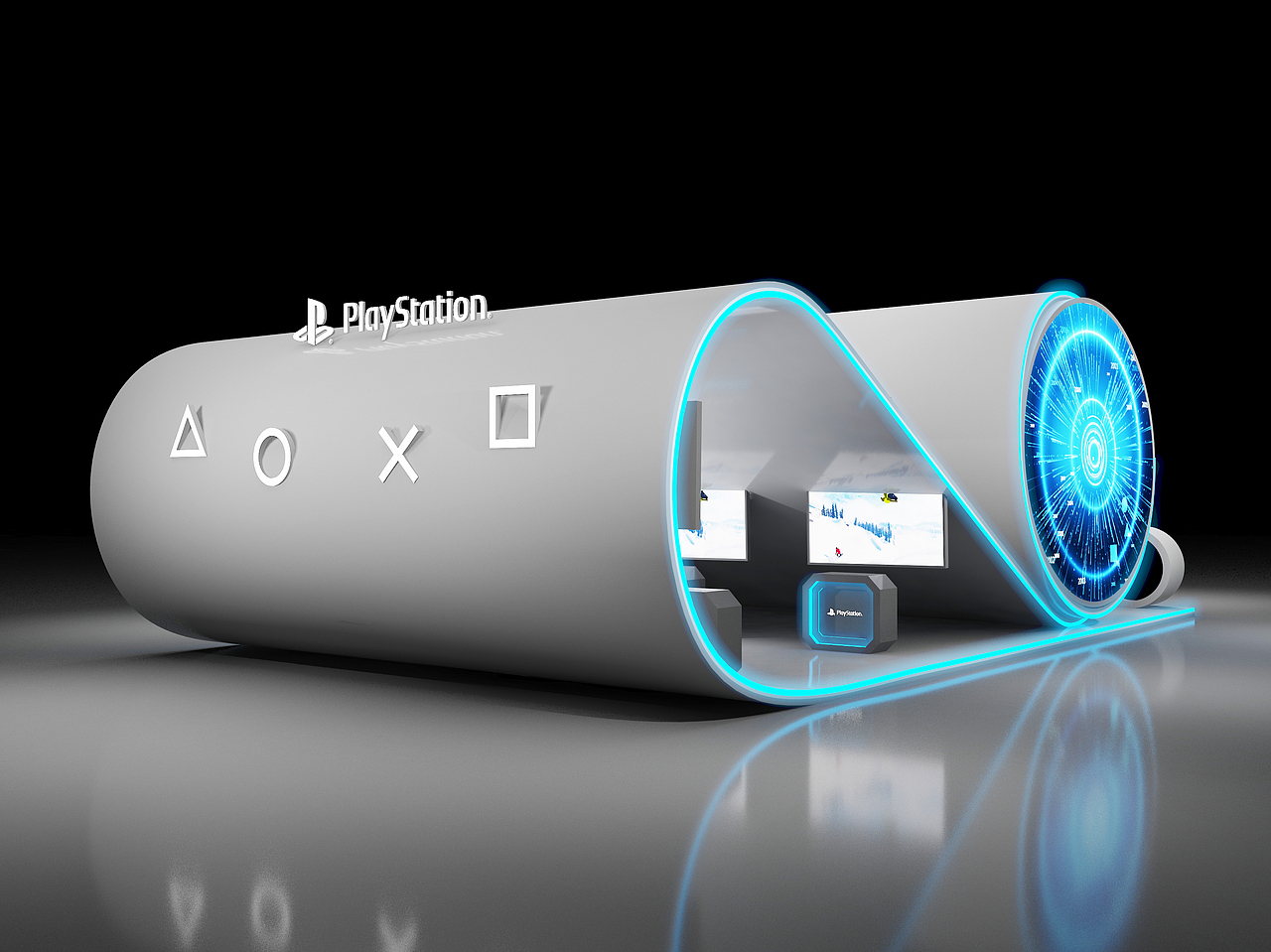 索尼科技快闪店设计（图ZMzk2MTM4MzI4） - 其他 - 站酷设计师Fing_原创素材 - 站酷ZCOOL