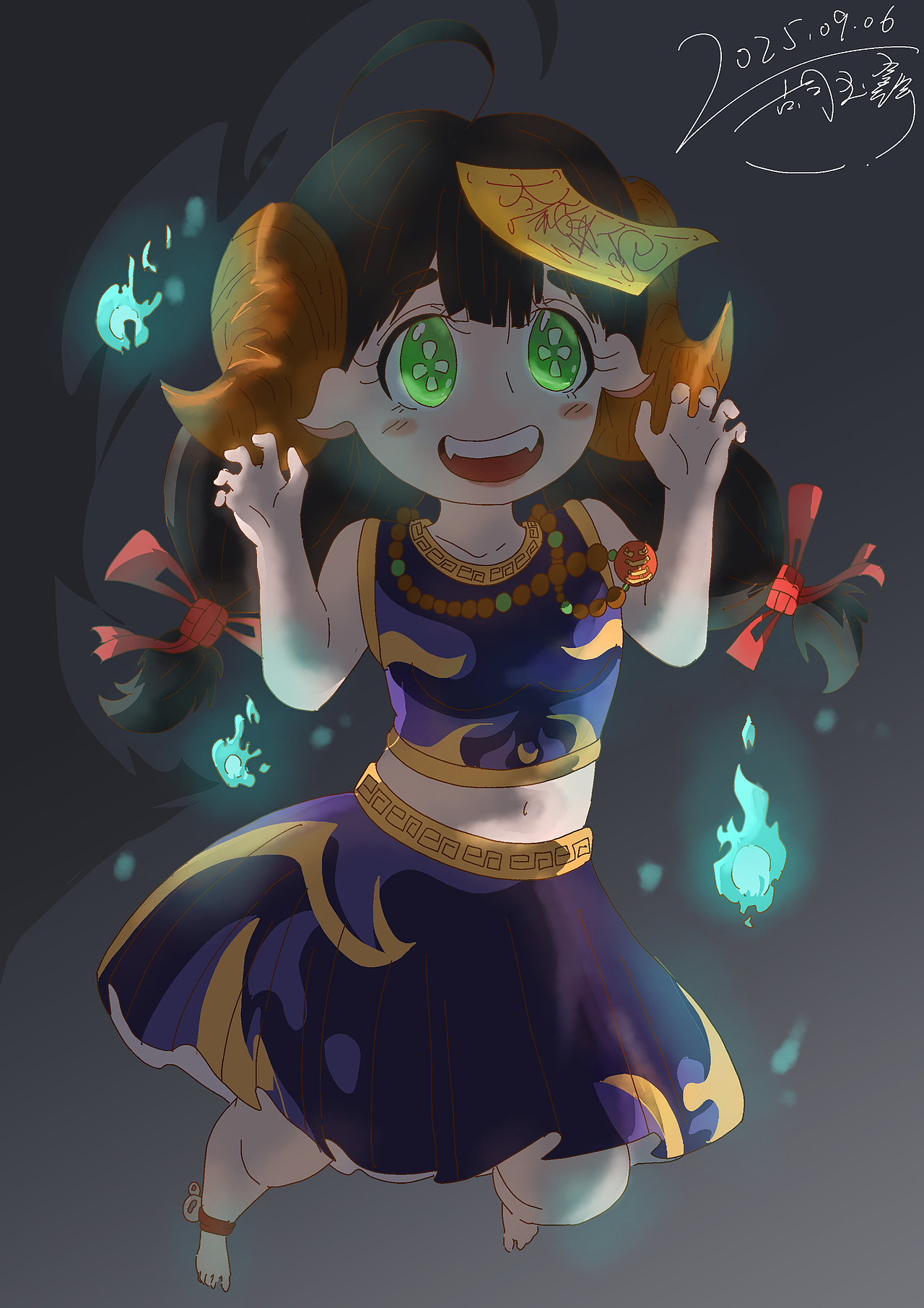 中元节_未羊（图ZMzk2MTQ0NjI4） - 创作习作 - 站酷设计师漩涡老胡原创素材 - 站酷ZCOOL