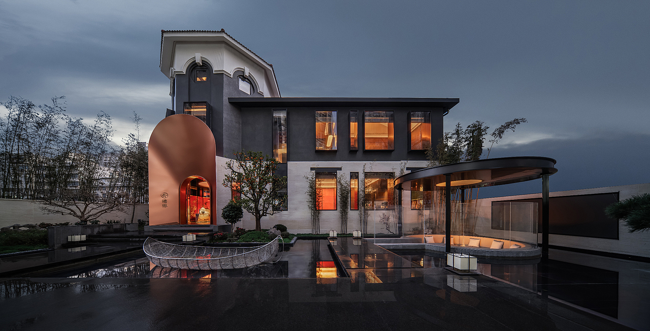 LDH DESIGN|武汉宴.禧樽:江风入宴,如繁花盛开