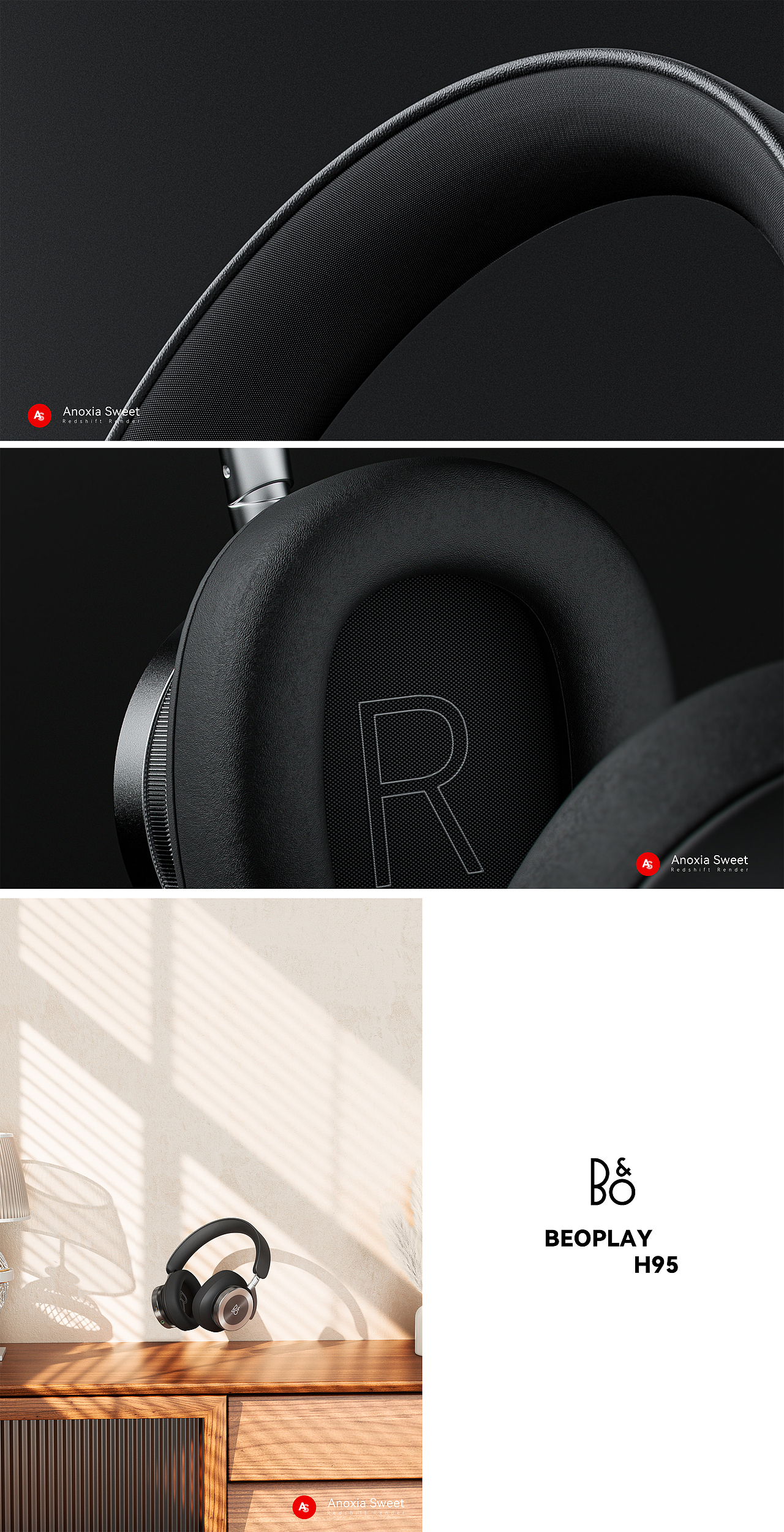 3D Renders: Chair & Headphones.(图ZMzk2MTUyMjE2) - 产品 - 站酷设计师AnoxiaSweet原创素材 - 站酷ZCOOL