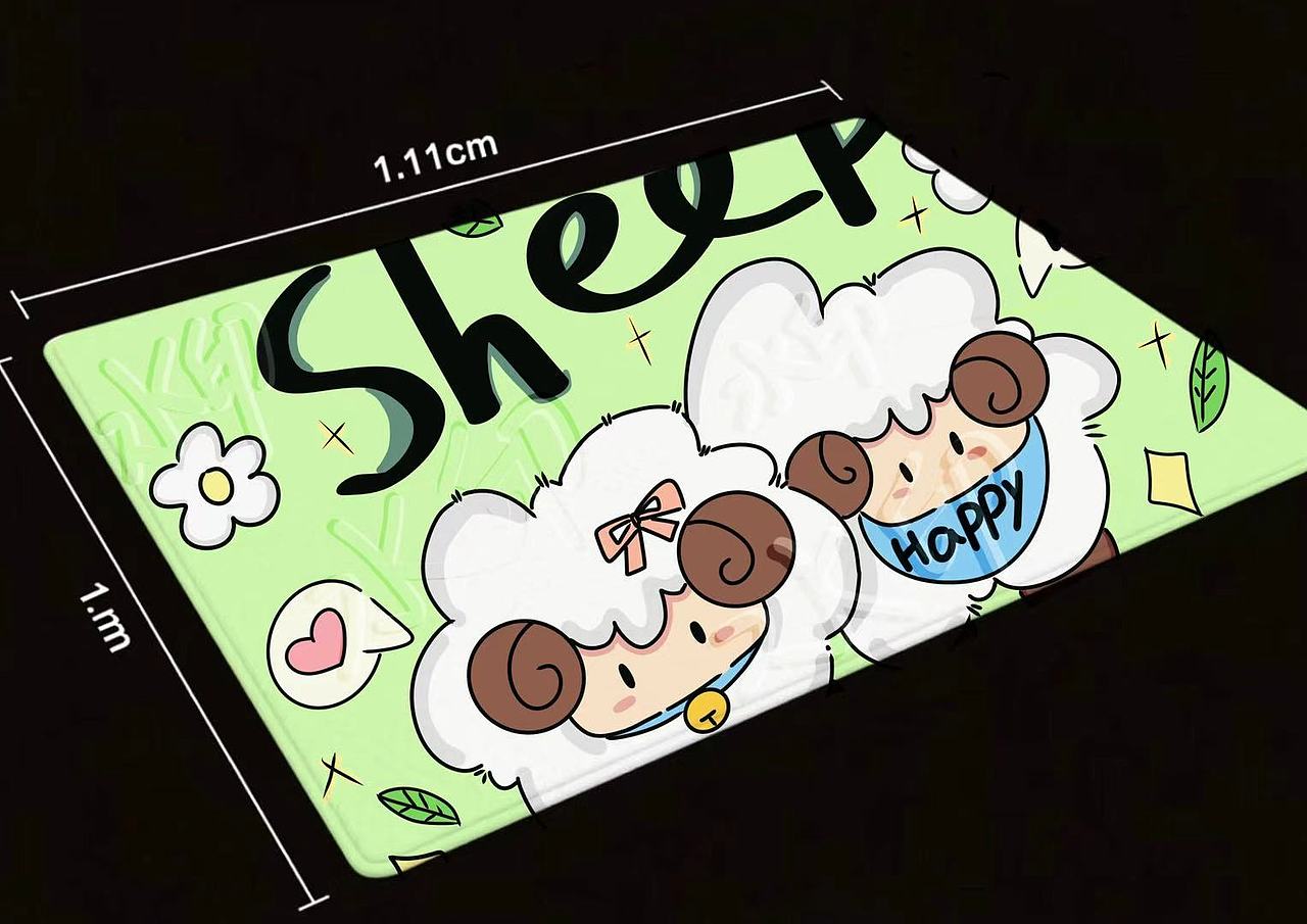 动物地垫（图ZMzk2MTUyNjQ0） - 商业插画 - 站酷设计师Z023603856原创素材 - 站酷ZCOOL