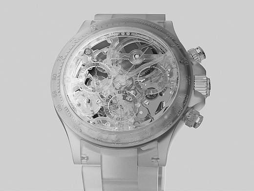 C4D+Octane动画练习渲染 劳力士Rolex Daytona机械手表