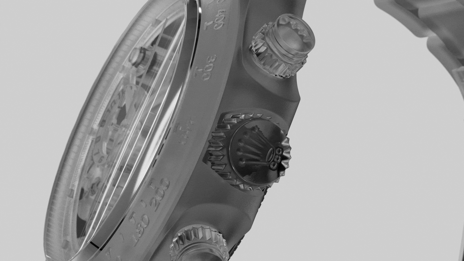 C4D+Octane動畫練習(xí)渲染 勞力士Rolex Daytona機(jī)械手表（圖ZMzk2MTU3MDI0） - 動畫/影視 - 站酷設(shè)計師設(shè)計師老貓原創(chuàng)素材 - 站酷ZCOOL