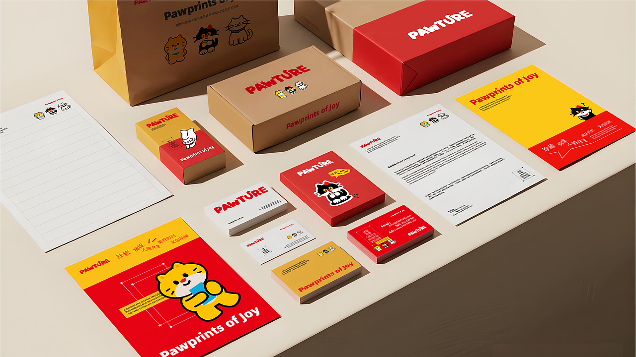PAWTURE以猫咪为主题的文创品牌设计