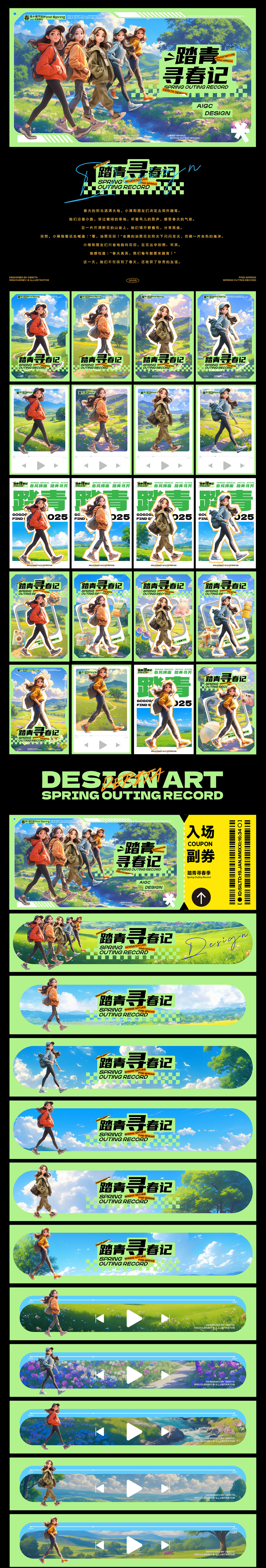 AIGC视觉&美学设计作品集展示