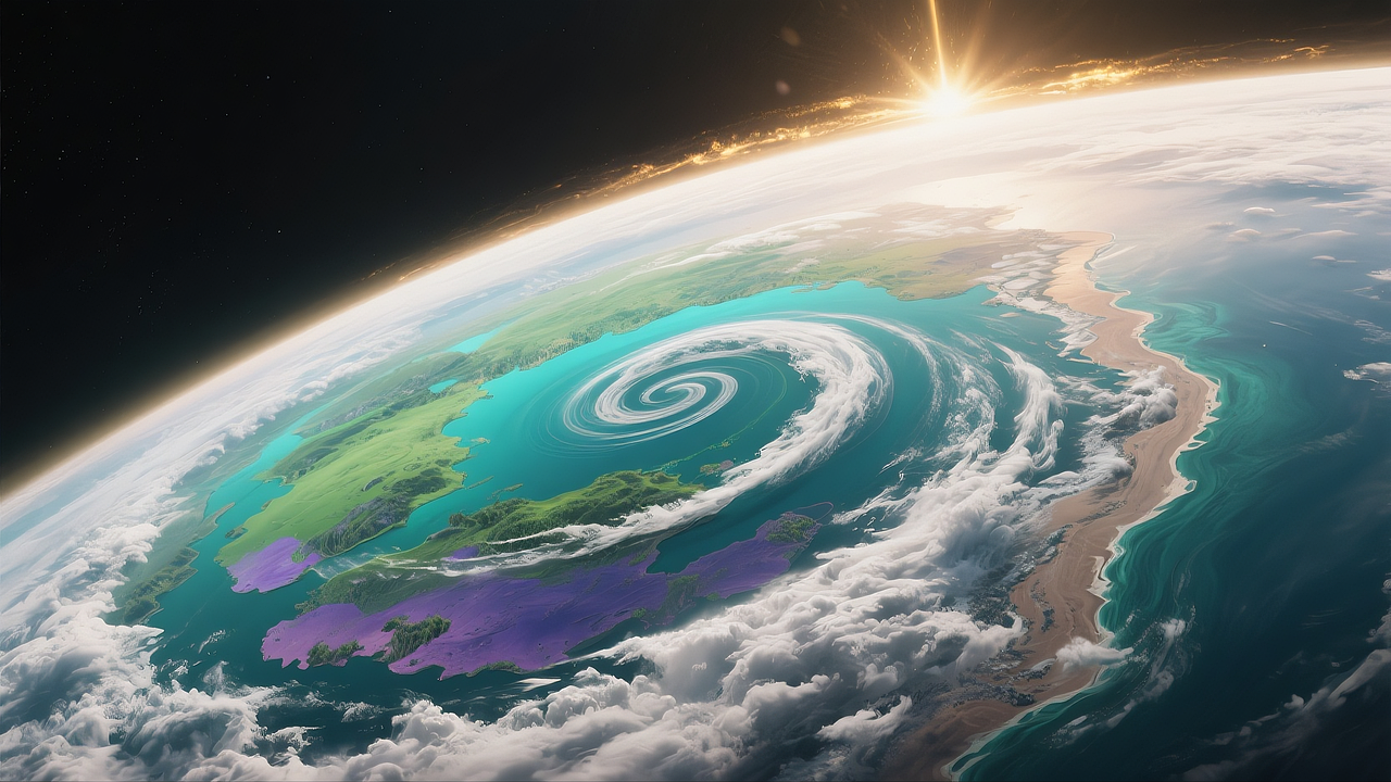 《绿洲》 AI科幻星际穿越概念短片（图ZMzk2MTY0NTAw） - AI作品 - 站酷设计师光影7号杨过原创素材 - 站酷ZCOOL