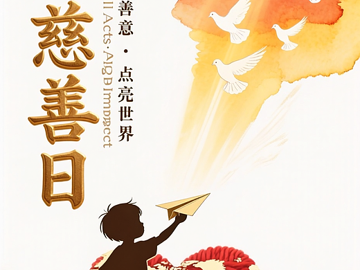《国际慈善日》海报