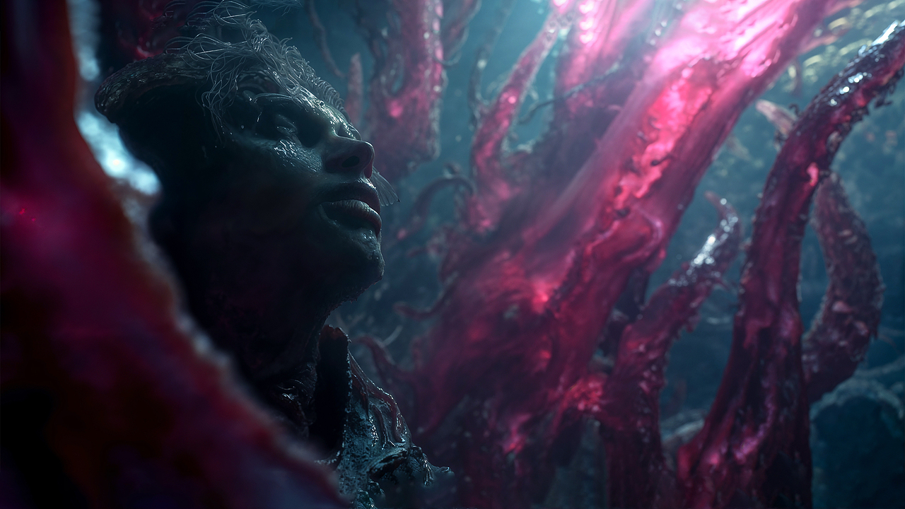 被污染后,开始变异的人类