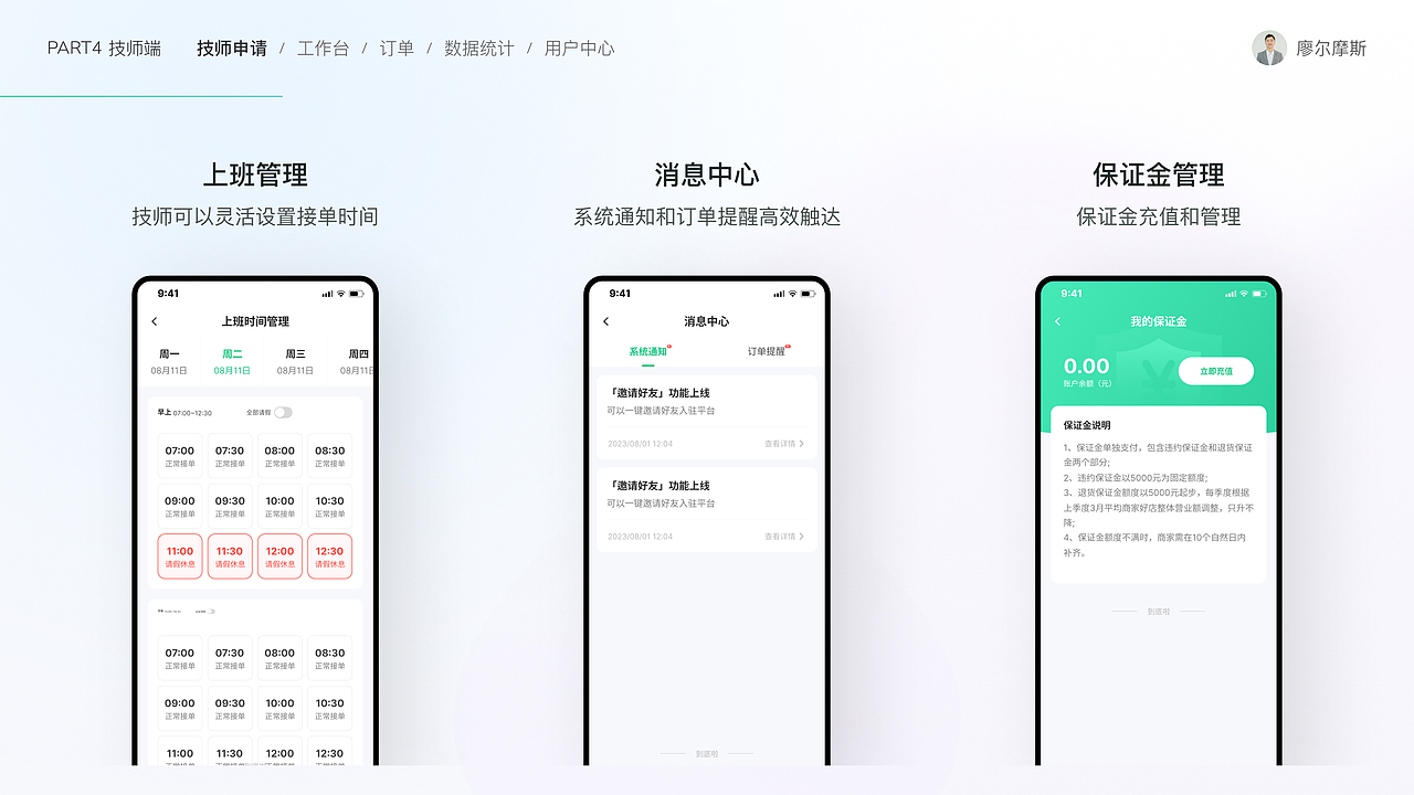 O2O上门服务解决方案设计①丨心约到家APP设计（图ZMzk2MTcwNTg4） - APP界面 - 站酷设计师廖尔摩斯原创素材 - 站酷ZCOOL