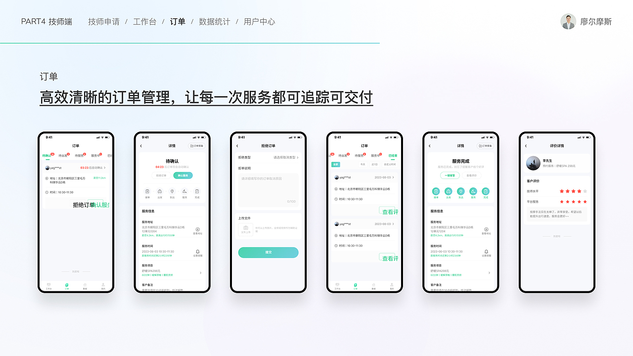 O2O上门服务解决方案设计①丨心约到家APP设计（图ZMzk2MTcwNjA0） - APP界面 - 站酷设计师廖尔摩斯原创素材 - 站酷ZCOOL