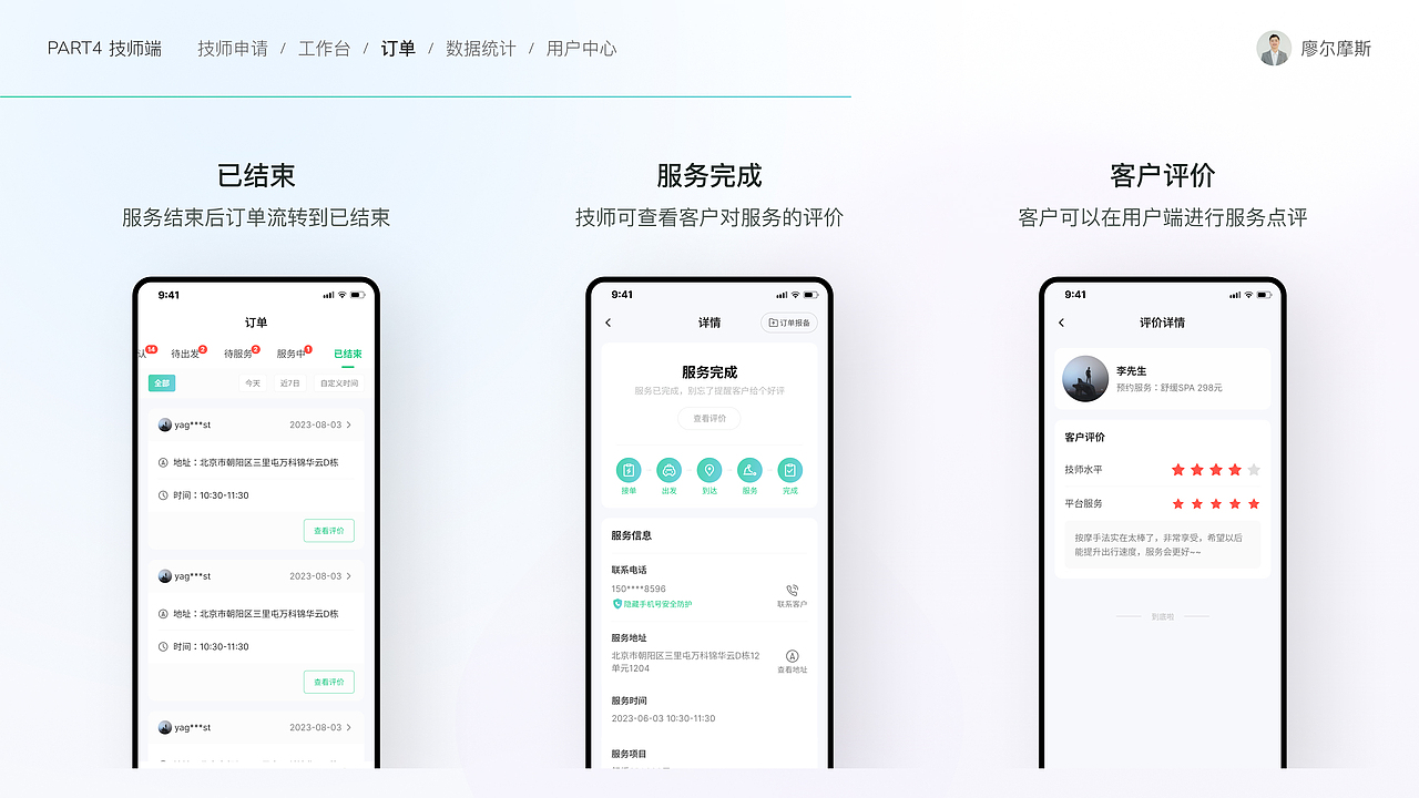 O2O上门服务解决方案设计①丨心约到家APP设计（图ZMzk2MTcwNjIw） - APP界面 - 站酷设计师廖尔摩斯原创素材 - 站酷ZCOOL