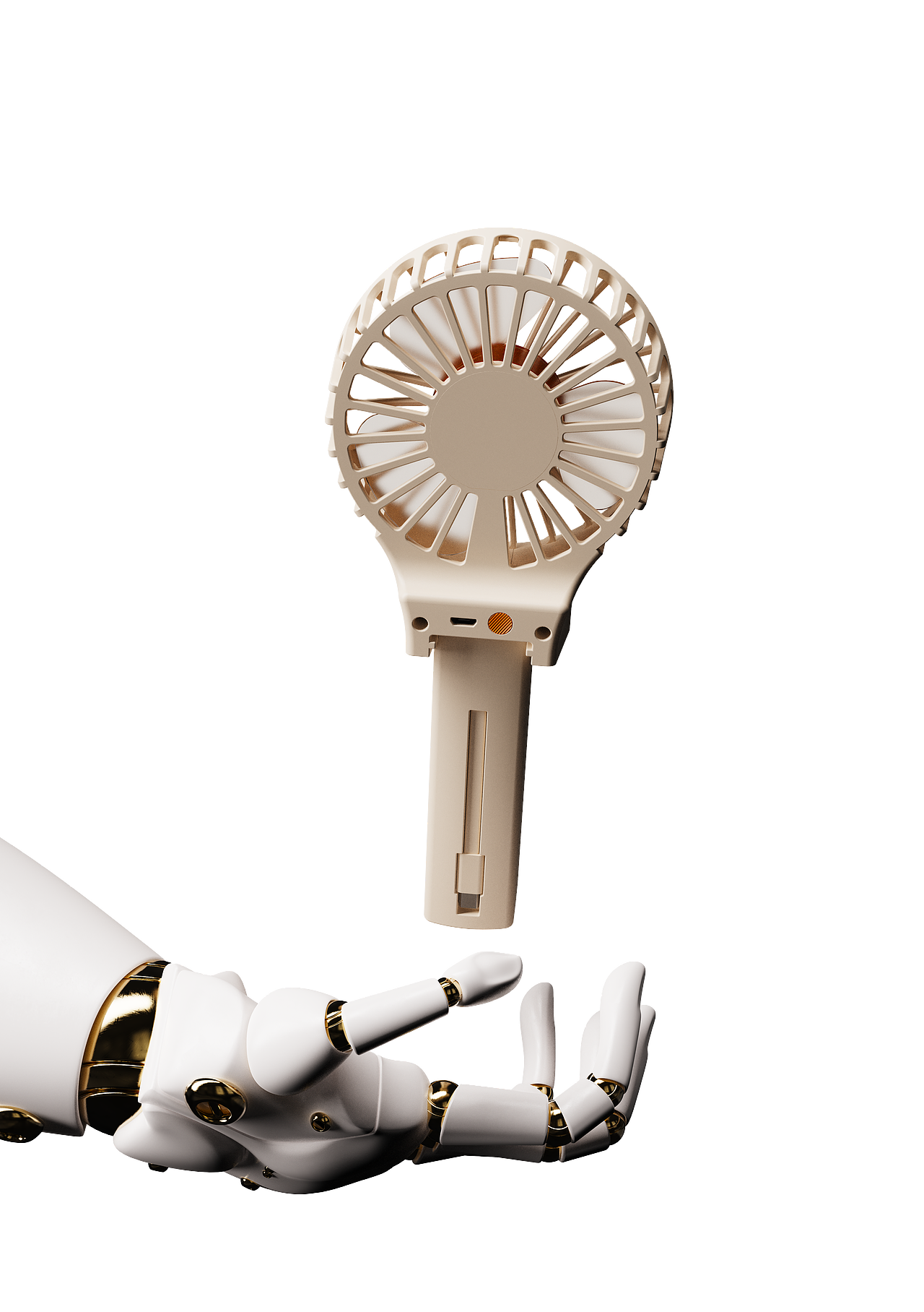 桌面手持风扇+应急充电宝