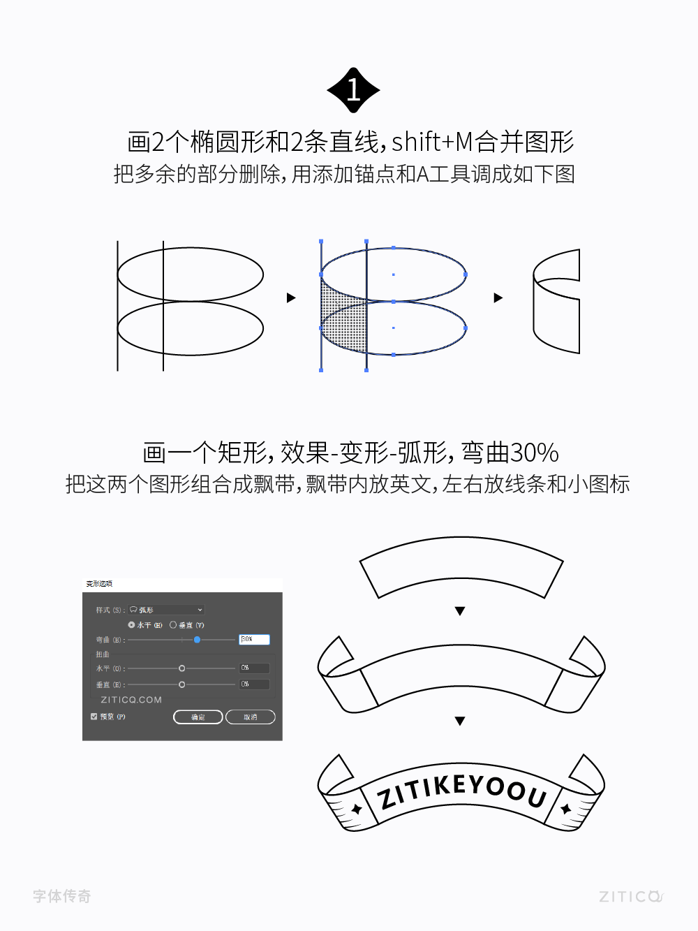Ai教程-绘制曲线波浪飘带小技巧（图ZMTUyMTMzNjA=） - 教程 - 站酷设计师明明设计v11原创素材 - 站酷ZCOOL