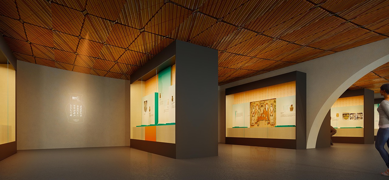 我有方寸心—唐长沙窑瓷器诗文特展（图ZMzk2MTc1OTM2） - 展陈设计 - 站酷设计师欣空间原创素材 - 站酷ZCOOL