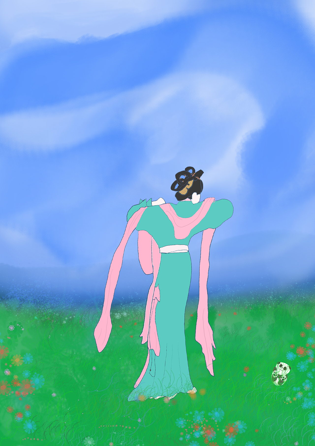 古装美女（图ZMzk2MTc3NDEy） - 创作习作 - 站酷设计师梁丹心原创素材 - 站酷ZCOOL