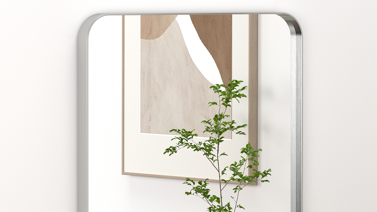 方形镜子三维动画