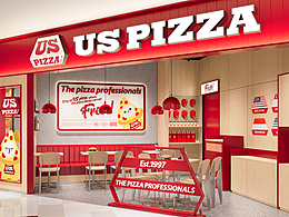USPIZZA | 马来西亚披萨连锁全案设计 | ONEXDESIGN