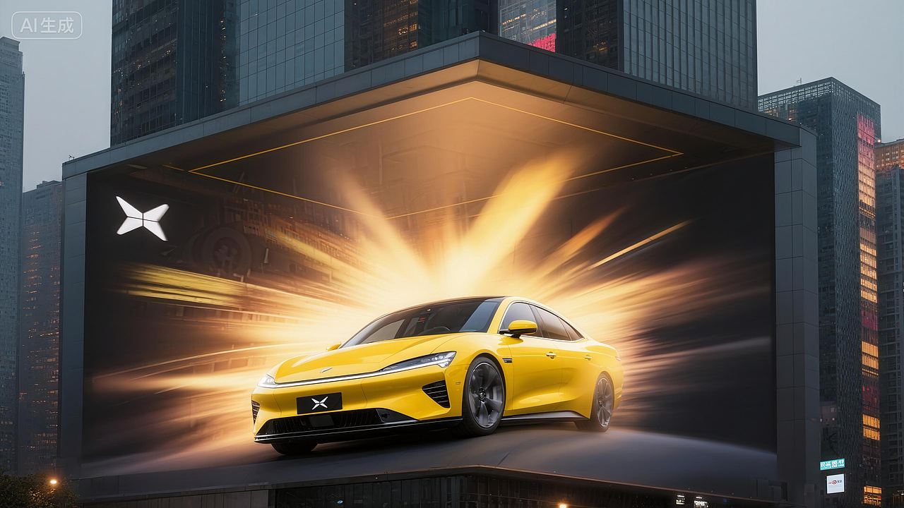 小鹏P7裸眼3D|AiGC