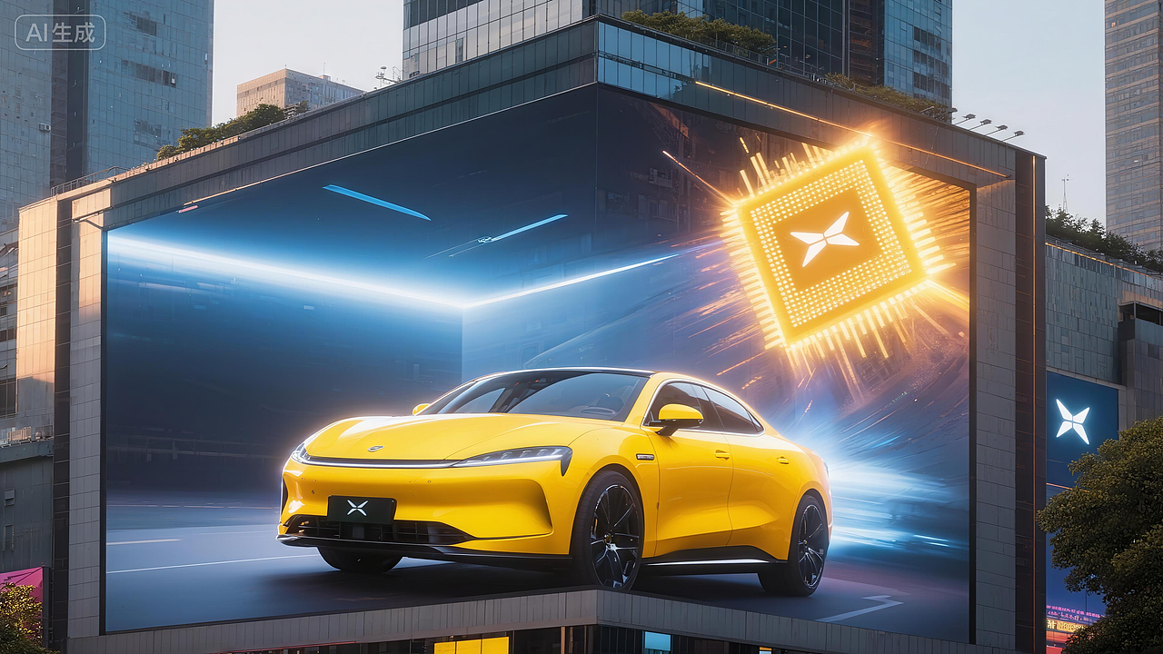 小鹏P7裸眼3D|AiGC