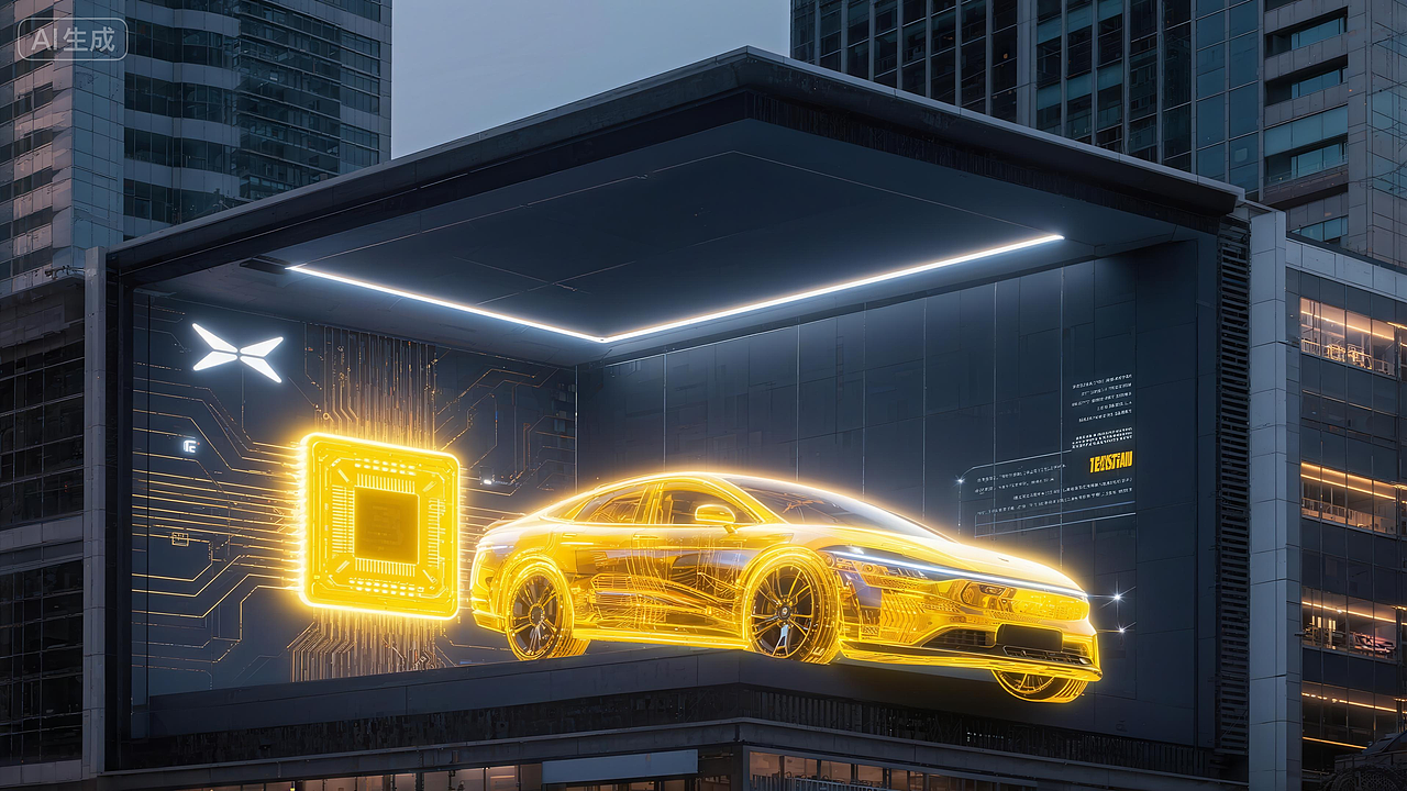 小鹏P7裸眼3D|AiGC