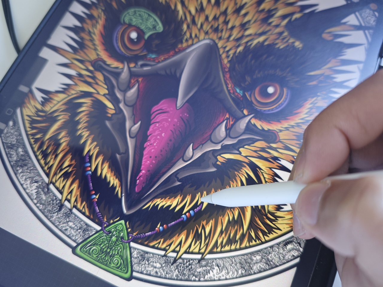 2025.09.08毣余板绘之凤九雏系列之“雷鸟”