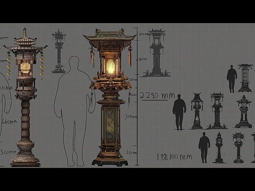 UP艺格 影视概念设计班-古装道具设计作品