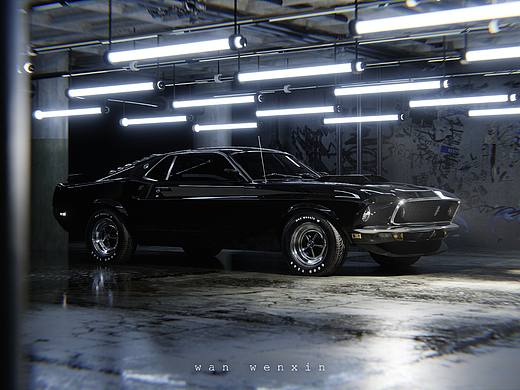 Ford Mustang 1969 - 3D 模型