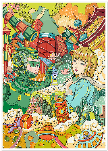 绘画作品数字绘画电脑绘画电子绘画2501