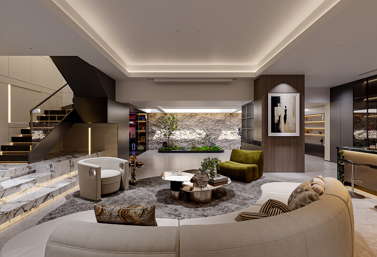 新中式与现代风碰撞的家