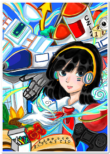 绘画作品数字绘画电脑绘画电子绘画2506