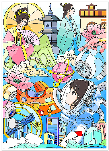 绘画作品数字绘画电脑绘画电子绘画2503