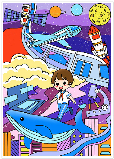 绘画作品数字绘画电脑绘画电子绘画2505（图ZMzk2MjA4MjI4） - 儿童插画 - 站酷设计师sucaionline2020原创素材 - 站酷ZCOOL