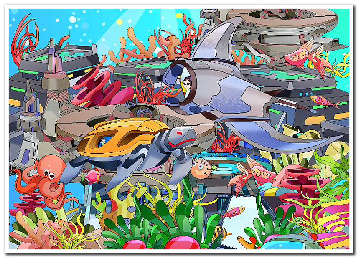 绘画作品数字绘画电脑绘画电子绘画2507