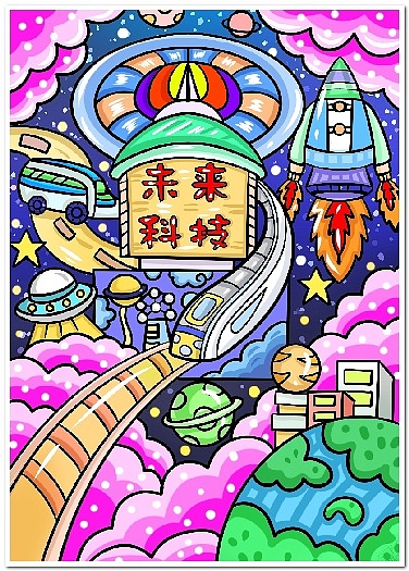 绘画作品数字绘画电脑绘画电子绘画2507